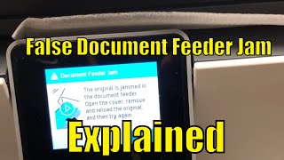 How to fix False ADF Document Feeder Jam Problem  HP Officejet Pro 8000 9000 Series [upl. by Acinyt595]