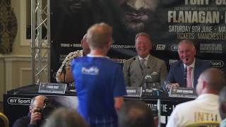 Yes the Wealdstone Raider really did invade Tyson Furys press conference [upl. by Farver963]