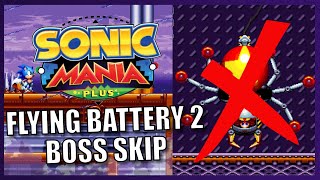 Skip the boss in Sonic Manias Flying Battery 2 with this tutorial [upl. by Ralip465]