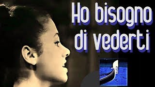 GIGLIOLA CINQUETTI quotHO BISOGNO DI VEDERTIquot Live at Sanremo Festival 1965 ⬇️Testo⬇️Lyrics [upl. by Irena]