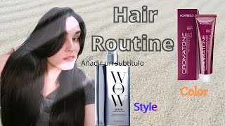 ¡¡¡ HAIR ROUTINE  COLOR WOW HAIR DREAM COAT  MONTIBELLO CROMATONE [upl. by Teddy576]