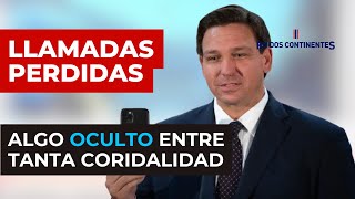 Las ‘llamadas perdidas’ de Ron DeSantis y Kamala Harris [upl. by Acinhoj]