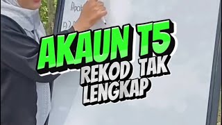 Percubaan SPM 2023 Kertas 1 MRSM  Prinsip Perakaunan Tingkatan 5  Rekod Tak Lengkap [upl. by Milburr]