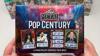 Ripping a 2024 LEAF Metal Century Autograph Hobby Box [upl. by Ilene]