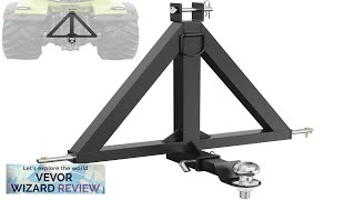 VEVOR 3 Point Hitch Receiver 2quot Receiver Trailer Hitch Category 1 Tractor Review [upl. by Neltiac220]