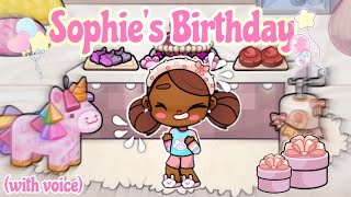 ROTINA DE ANIVERSÁRIO DA SOPHIE🎂🌷com voz🔊•AVATAR WORLD•RP [upl. by Notyard]