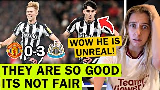 NUFC Are Brilliant Livramento amp Hall LOOK CLASS Man Utd 03 Newcastle Reaction [upl. by Heda183]