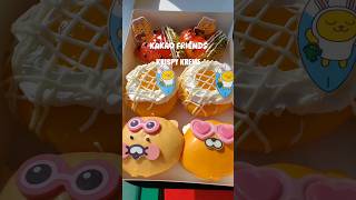 KAKAO FRIENDS donuts from Krispy Kreme  Korea😝🍩 krispykreme kakaofriends southkorea foodielife [upl. by Debbee]