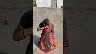 ms Rapunzel long hair holi2024 viral holi holispecial [upl. by Atiugram91]