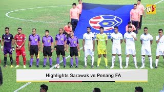 Feb 9 Highlights Sarawak vs Penang FA [upl. by Leelahk]