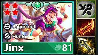 Worlds First 81Cost 4Star Jinx ⭐⭐⭐⭐ ft 9 Multistriker [upl. by Nnaharas]