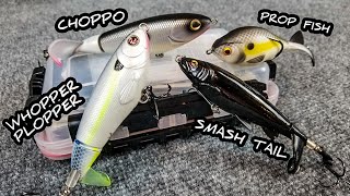 Is the Whopper Plopper DEAD Berkley Choppo Savage Gear Smash Tail and Lunkerhunt Propfish [upl. by Enyrat95]