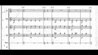 Ustvolskaya  Symphony No 5 quotAmenquot score  audio [upl. by Thorn683]