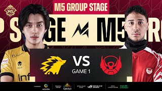 ID M5 Group Stage Hari 1  ONIC VS BIGETRON SONS  GAME 1 [upl. by Gewirtz755]