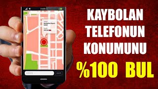 KAYBOLAN TELELEFONUN KONUMUNU BULMA TELEFON NUMARASINDAN YER TESPİTİ [upl. by Finstad]