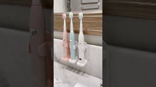 SelfAdhesive WallMounted Electric Toothbrush Holder [upl. by Schmitt38]