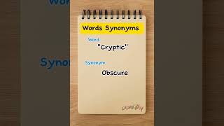 English word and synonyms English vocabulary urdulanguage english englishgrammar synonyms [upl. by Yrrak]