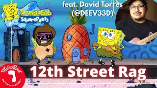 Spongebob Squarepants  12th Street rag Percussion  Ukulele 🎸🥁🐙 [upl. by Eerrahs735]