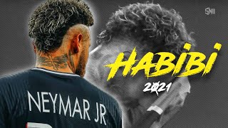 NEYMAR JR •CRAZY•SKILLS amp GOALS •HABIBI•ARABIC REMIX•SHOW HD© [upl. by Shields854]