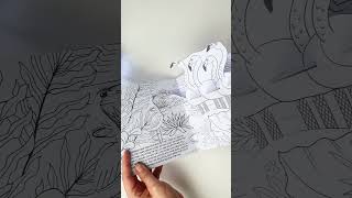 Birds DIY popup book that can be printed cut out and assembled at home diypopupbook papercraft [upl. by Drofxer]