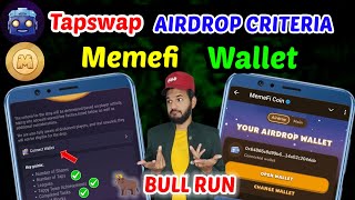 Tapswap Airdrop amp Memefi Wallet okx connect  Memeland amp panda Airdrop new update  Bull run start [upl. by Kittie]