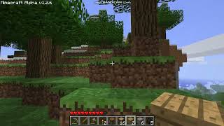 playing minecraft alpha 126 [upl. by Hose222]