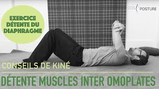 Soulager le mal de Dos  Libérez le diaphragme 3 détente des muscles inter omoplates [upl. by Okomom]