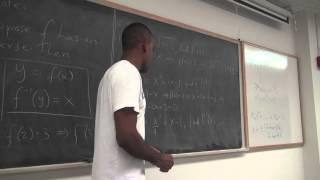 Math 202 Lecture 2  Inverses and Natural Logarithms and their derivatives [upl. by Suelo797]