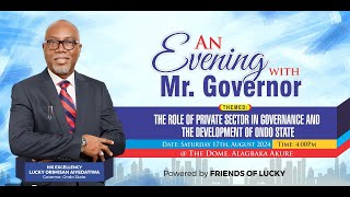 AN EVENING WITH ONDO STATE GOVERNOR HE HON LUCKY ORIMISAN AIYEDATIWA [upl. by Salman]