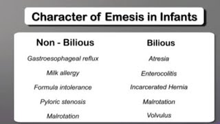 bilous vs non bilious vomiting  high yield flashcards [upl. by Corsiglia]