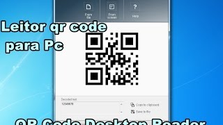 Baixar o programa QR Code Desktop Reader para Pc para scanear qr do meu Canal Achados e Perdidos [upl. by Winou]