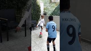 Regates Futbol de niños Real Madrid vs Manchester City futbol fútbol regates [upl. by Llarret309]