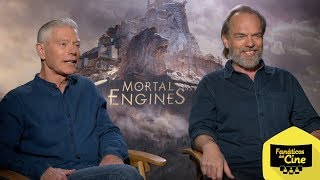 Hugo Weaving y Stephen Lang Entrevista por MáquinasMortales [upl. by Ocsirf]