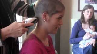 Jaclyn Tahboub Shaves Her Head for Cancer [upl. by Tarkany]