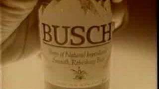 Retro Commercials Busch BeerOld Footage [upl. by Annagroeg]