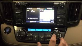 How to Using the Climate Control system in a Toyota vehicle [upl. by Lleira]