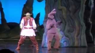 Shrek the Musical at Citrus College Anthony Nappier as Donkey [upl. by Eislehc]