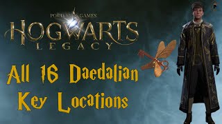 Hogwarts Legacy  Where to Find All 16 Daedalian Keys [upl. by Eltsirc]