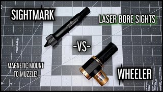 LASER BORE SIGHTS  SIGHTMARK VS WHEELER  BORE SIGHTING TOOLS COMPARED  QUICK LOOK [upl. by Ecneralc571]