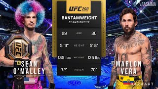 SEAN OMALLEY VS MARLON VERA 2 FULL FIGHT UFC 299 [upl. by Lazes]