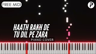 Haath Rakh De Tu Dil Pe Zara Piano Tutorial Instrumental Cover  Arijit Singh  MareezeIshq [upl. by Forrest]