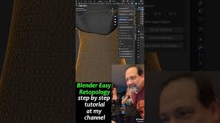 Blender Retopo With 1 Click blenderustad [upl. by Malet]