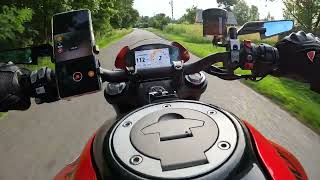 Ducati Monster 937 POV Exhaust Arrow Indy Race Real Sound Rizoma Stealth [upl. by Nohsram]