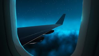 Airplane White Noise in 1st Class  Sleep Study Focus  10 Hour Plane Sound [upl. by Gorski]