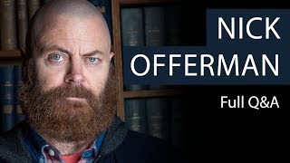 Nick Offerman  Full QampA  Oxford Union [upl. by Assirroc]