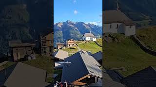 The Panorama Hotel in Bettmeralp Switzerland 🇨🇭 hotelsandresorts luxurylodge swisschalet swiss [upl. by Asus]