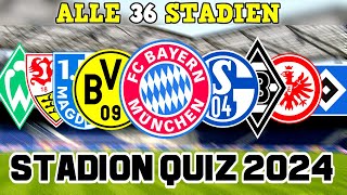 Errate 36 Bundesliga Stadien 👀 1 amp 2 Bundesliga 202324 [upl. by Rashida]