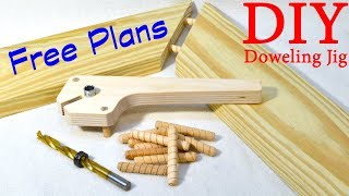 Shop Made Doweling Jig  FREE PLANS [upl. by Vander550]