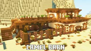 How to build Camel Barn  Minecraft Tutorial [upl. by Spratt239]