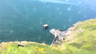 Alderney Airport full approach and landing Aurigny Air Channel IslandsTrislander [upl. by Truda]